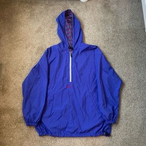 Nike Woman’s XL Vintage 1990s Reversible Plaid Windbreaker